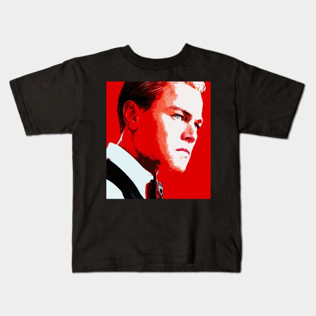 leonardo dicaprio Kids T-Shirt by oryan80